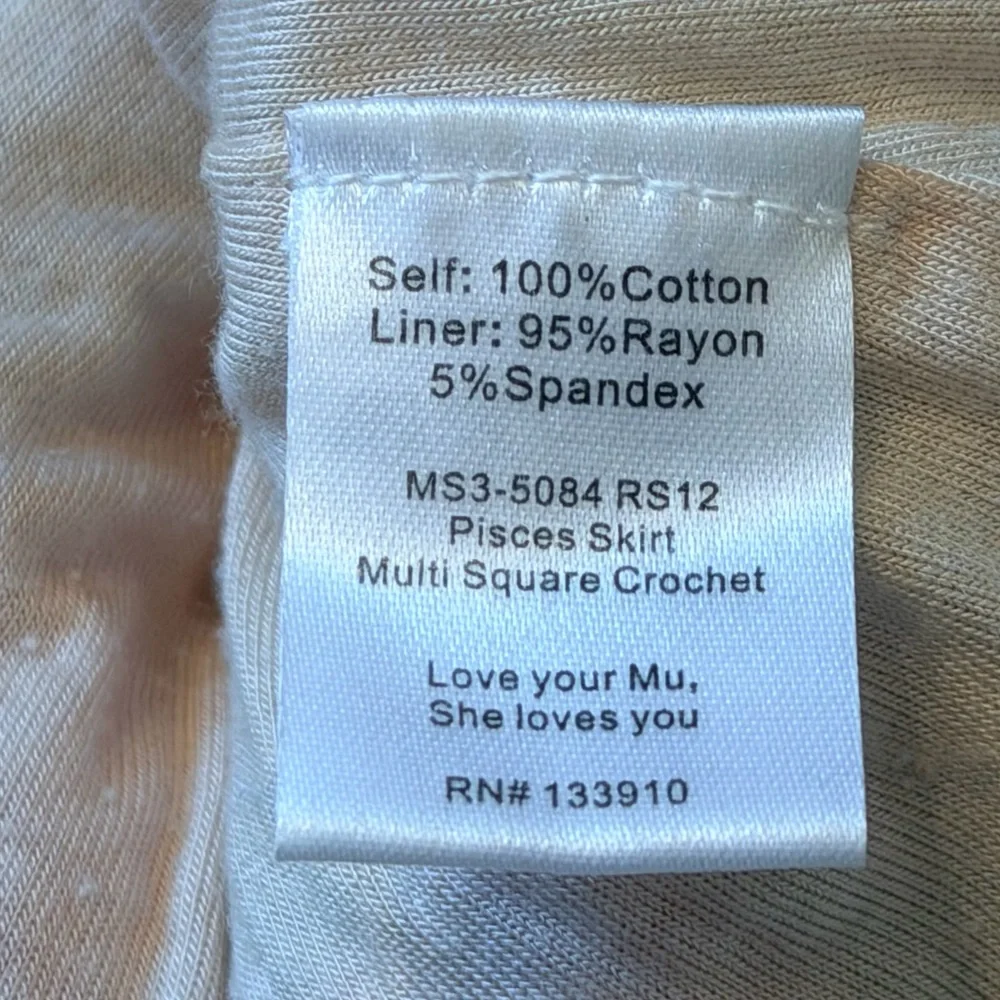 Show Me Your Mumu Crochet Pisces Micro Mini Skirt. Women’s Sz-S Vibrant | Retro - Picture 8 of 8